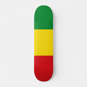 Skate Bandeira Rastafarian Rasta Etiópia