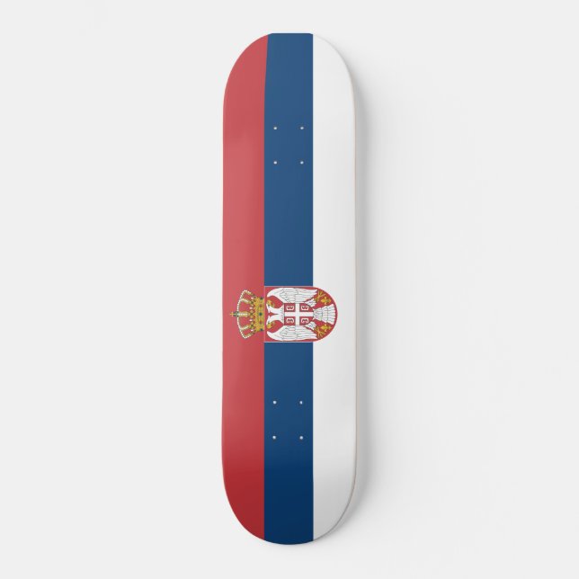 Skate Bandeira Sérvia (Frente)