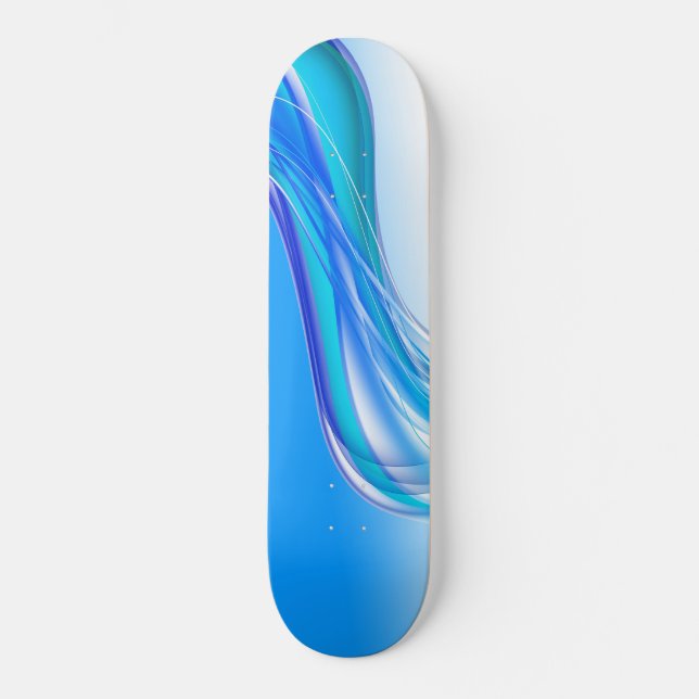 Skate Banner de fundo azul abstrato (Frente)
