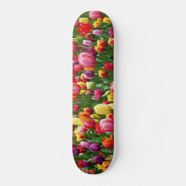 Skate Banner de Jardim das Flores de Tulip (Frente)
