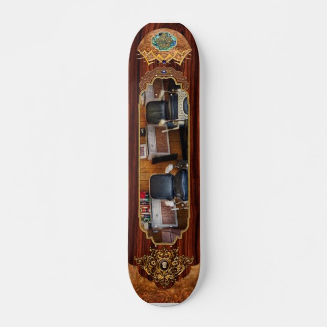 Skate Barber - Frenchtown, NJ - Duas velhas cadeiras de  (Frente)