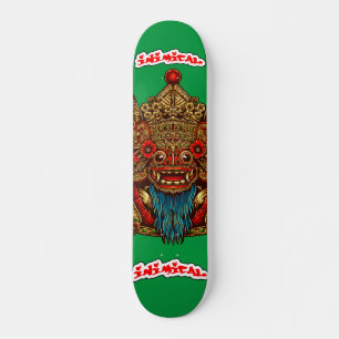 Skate Barong Mask Deck Inimical
