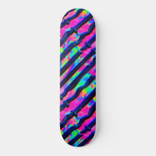 Skate Barras de Glitch Arco-Íris Escuro