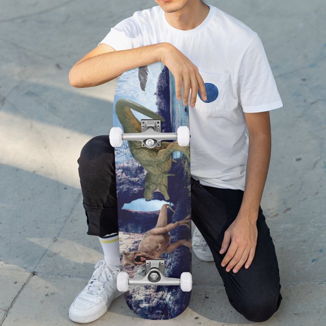 Skate Batalha de Fantasy T-Rex Tyrannosaurus Dinosaur (Criador carregado)