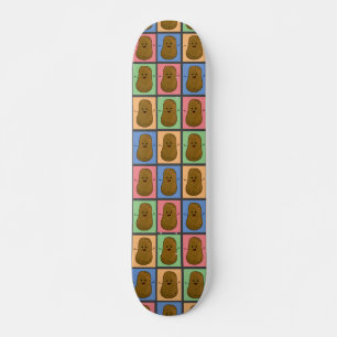 Skate Batata em estilo Pop Art 