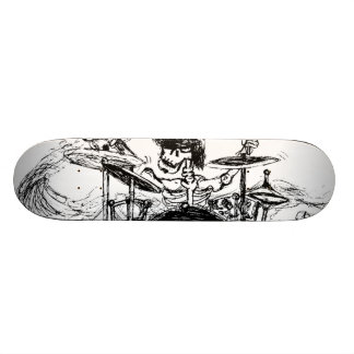 Skate Baterista esqueletal