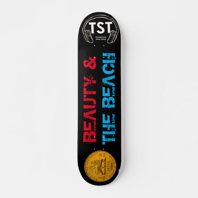 Skate BEAUTY & THE BEACH Skateboard, deck de 7¾" (Frente)