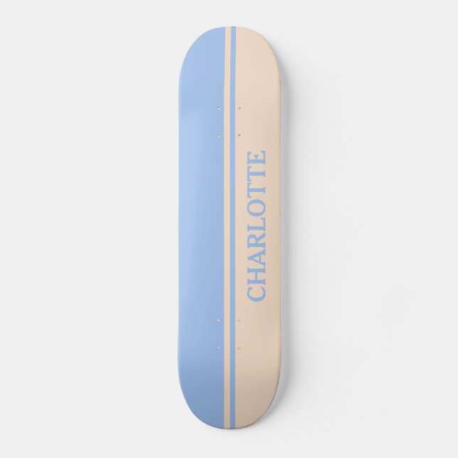 Skate Bebê rosa e azul (Frente)