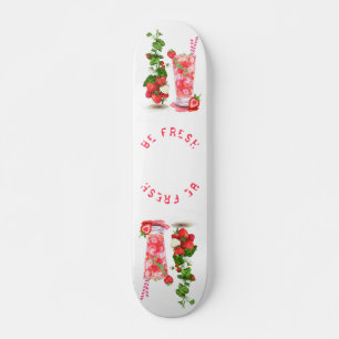 Skate Bebida Legal com suco de morango fresco - Festa de