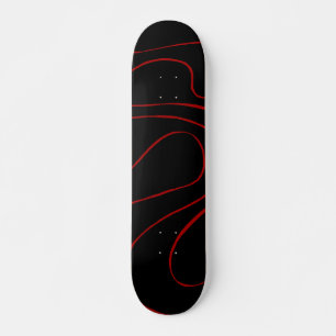 Skate Bei e Fluxo 2 em Vermelho e Preto