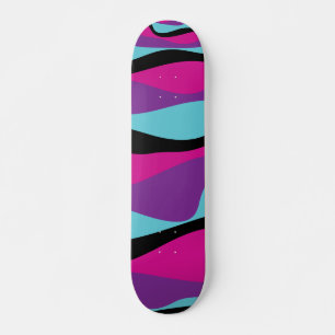 Skate Bei e Fluxo 4 - Rosa, Púrpura, Azul e Preto