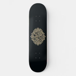 Skate Beige Celtic Dragon