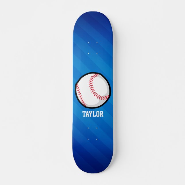 Skate Beisebol; Real Blue Stripes (Frente)