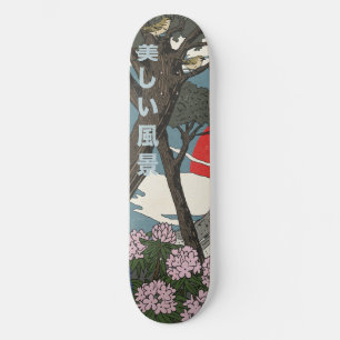 Skate Bela Paisagem Japonesa
