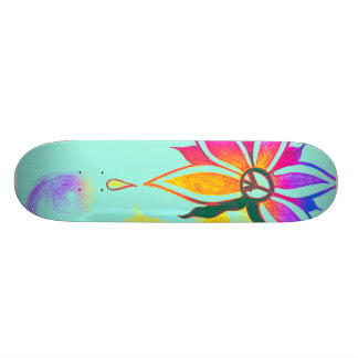 Skate Beleza dentro do skatebord da paz
