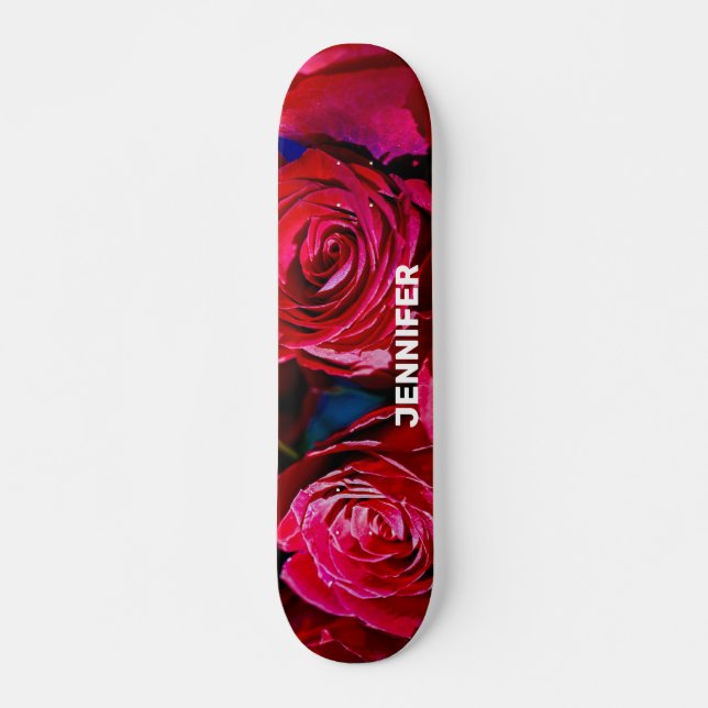 Skate Belo Monte De Rosas vermelhas (Frente)