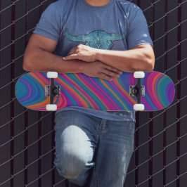Skate Belos Redemoinhos de Cor