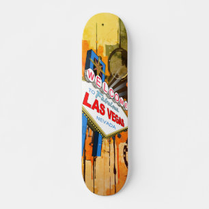 Skate Bem-vindo ao Fabuloso Letreiro de Las Vegas Nevada