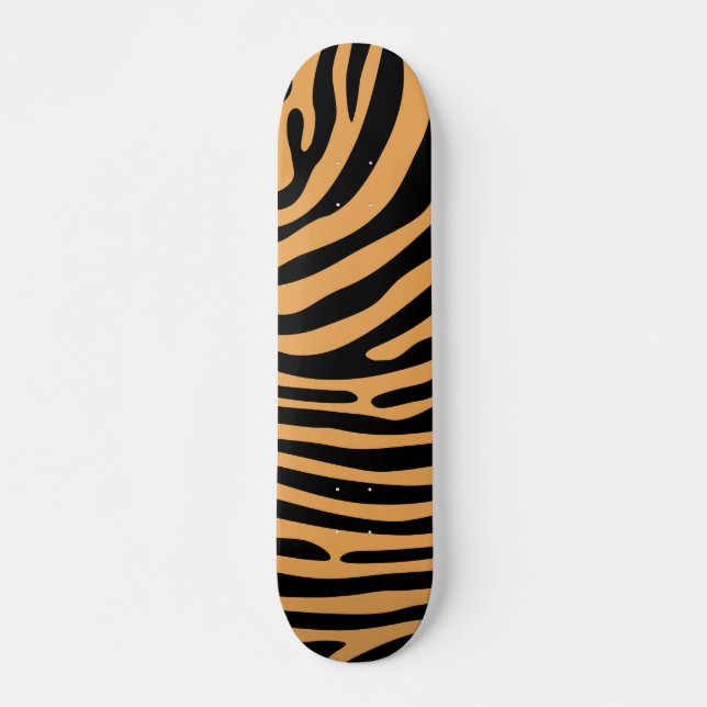 Skate Bengala Bengala Bengala Tigre Padrão de Impressão  (Frente)