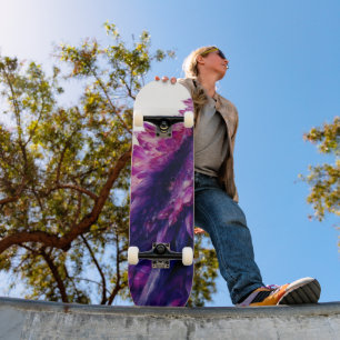 Skate Besta de Dragão Cristal Ametista Fantasma