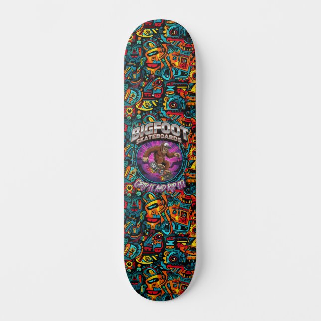 Skate Bigfoot Skateboards-Agarre e Rasgue (Frente)