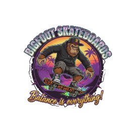 Skate Bigfoot Skateboards-Balance is Everything