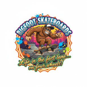 Skate Bigfoot Skateboards-Life In The Fastlane