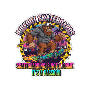 Skate Bigfoot Skateboards-Skate não é crime