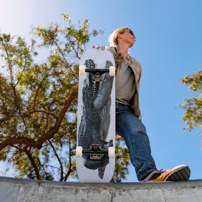 Skate Black Alligator Crocodile (Ao ar livre 1)