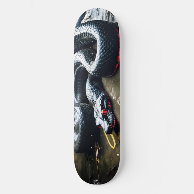 Skate Black Anaconda Deck (Frente)