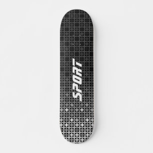 Skate Black and white geometric gradient pattern 