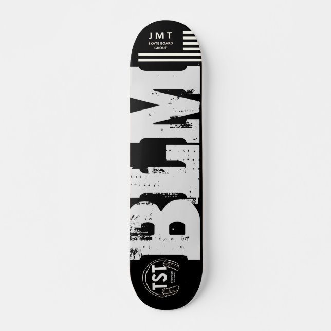 Skate BLM VIDAS NEGRAS IMPORTAM Skateboard, 7¾" Deck (Frente)
