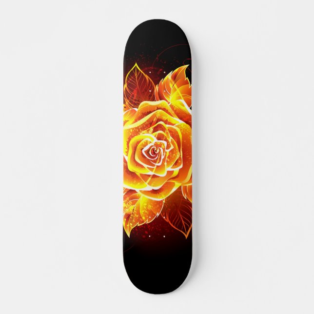 Skate Blooming Fire Rose (Frente)