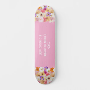 Skate Blossomas em Harmonia: Uma Sinfonia de Cores