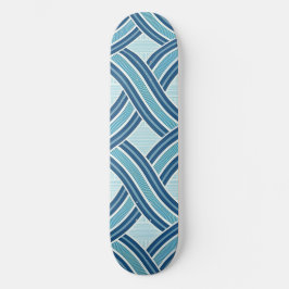 Skate Blue Lines Pattern