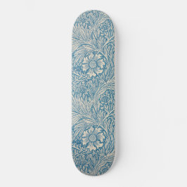 Skate Blue Marigolds (por William Morris)