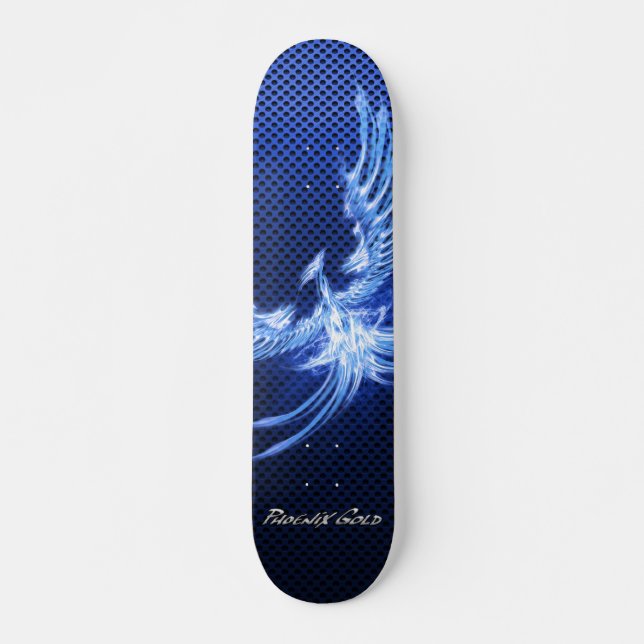 Skate Blue Phoenix Skatedeck (Frente)