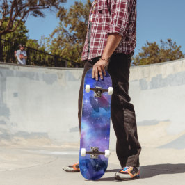 Skate Blue Starry Night Galaxic