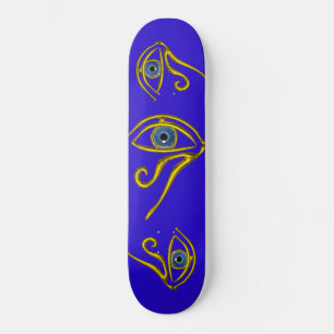 SKATE BLUE TALISMAN / GOLD HORUS EYE