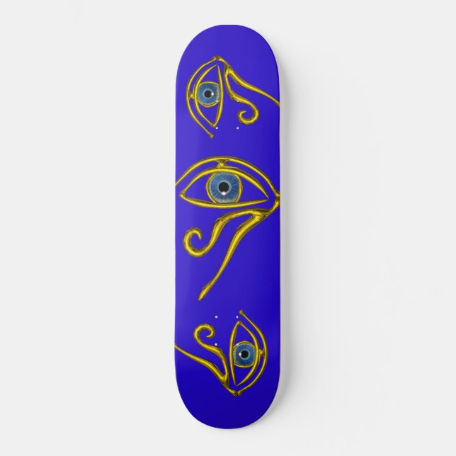 SKATE BLUE TALISMAN / GOLD HORUS EYE (Frente)
