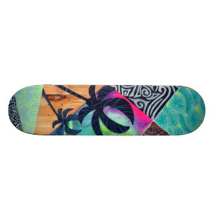 Skate board tropical