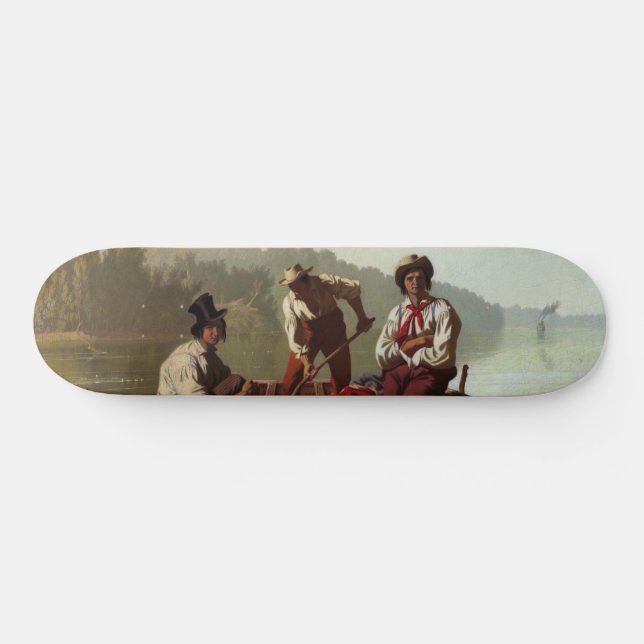 Skate Boatmen on the Missouri River (Horz)