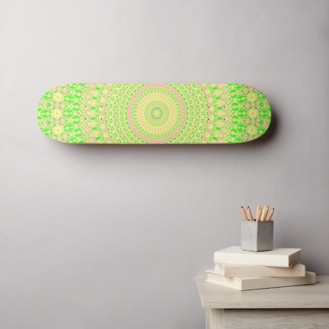 Skate Bohemian Mandala (Arte de parede (Horz))