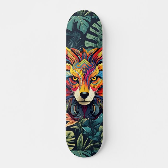 skate Boho Jungle Wolf (Frente)