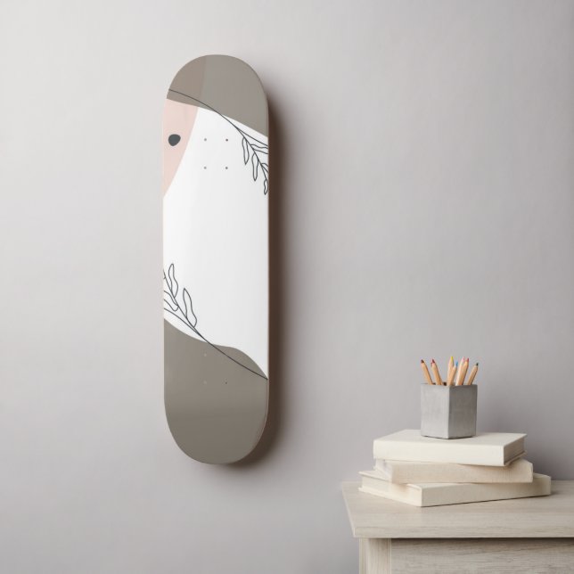 Skate Boho Minimalista Abstrata (Arte de parede)