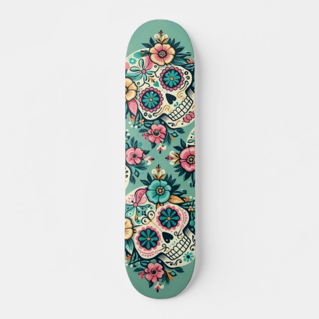Skate Boho SugarSkulls (Frente)