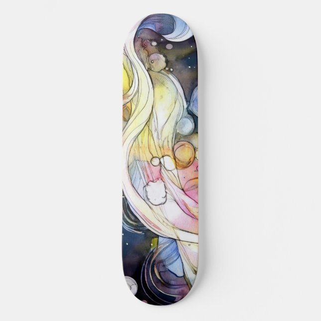 Skate Bolhas de abstrato (Frente)