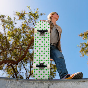Skate Bolinhas verdes, padrão de Bolinhas, pontos, ponto