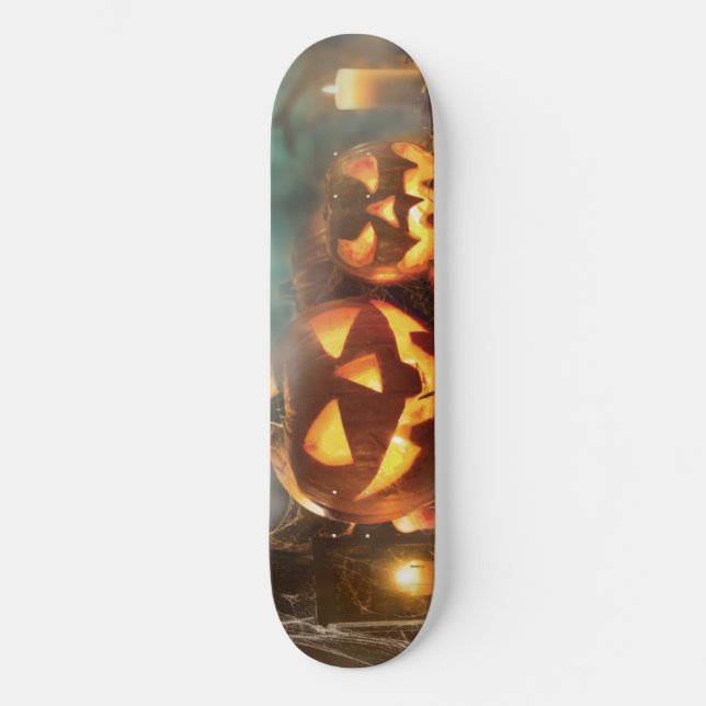 Skate Bombas e morcegos de Halloween (Frente)