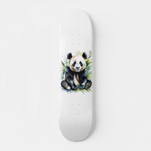 Skate Bonita Watercolor Panda Bear